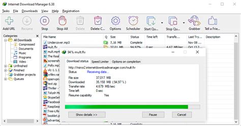 How can I force Internet Download Manager to .